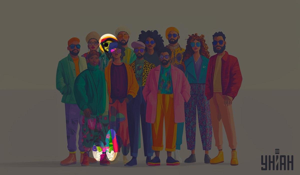 Ulkomaalainen oli vihreä mies / kollaasi Moje