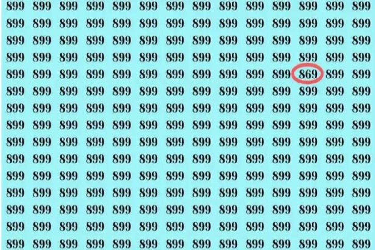 Yksi numero eroaa muista